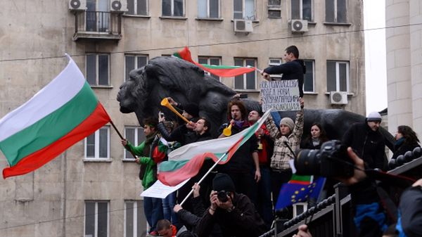 Protesty w Sofii