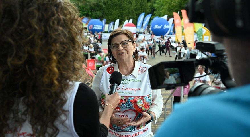 Ministra zdrowia Izabela Leszczyna w Wiśle