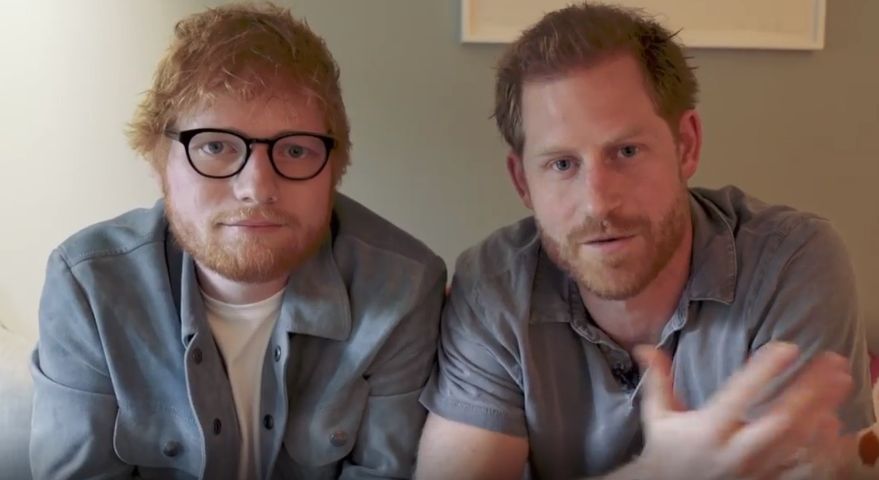 Ed Sheeran i książę Harry nagrali wspólny klip