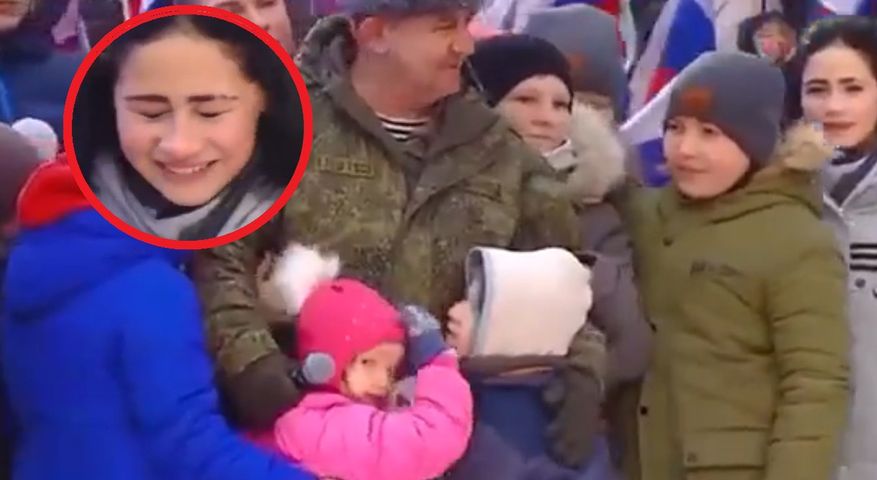Dzieci miały publicznie dziękować Rosjanom. Jedna z Ukrainek nie wytrzymała