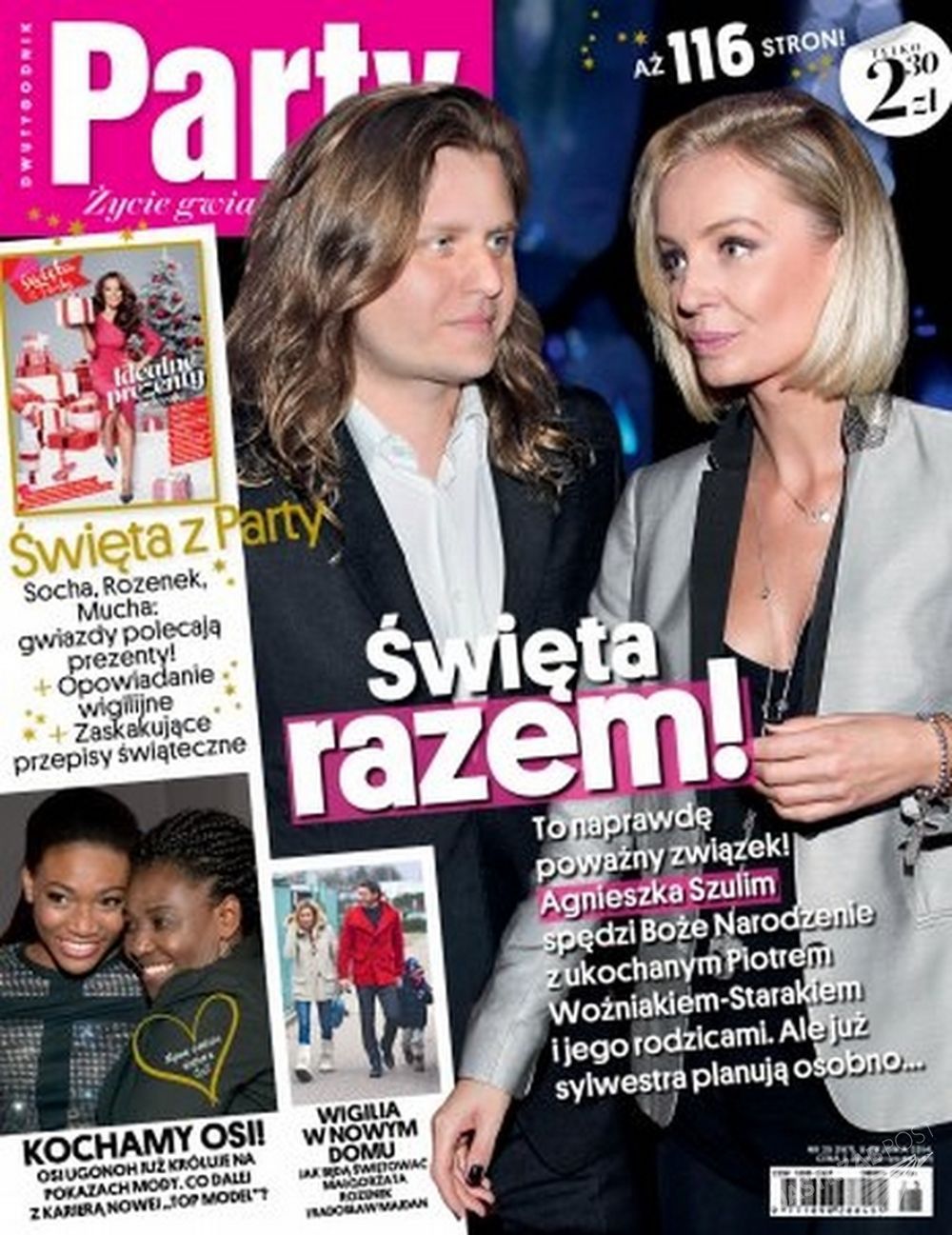 Agnieszka Szulim i Piotr Woźniak Starak Fot. screen z party