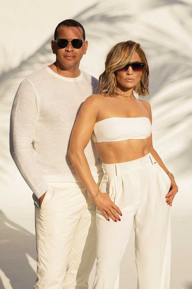 Jennifer Lopez i Alex Rodriguez w kampanii reklamowej Quay x Jennifer Lopez