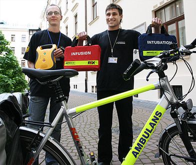 Rowery-ambulanse dla ratowników medycznych