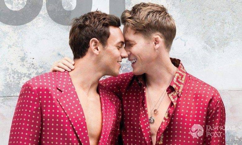 Tom Daley i Dustin Lance Black (fot. out.com)