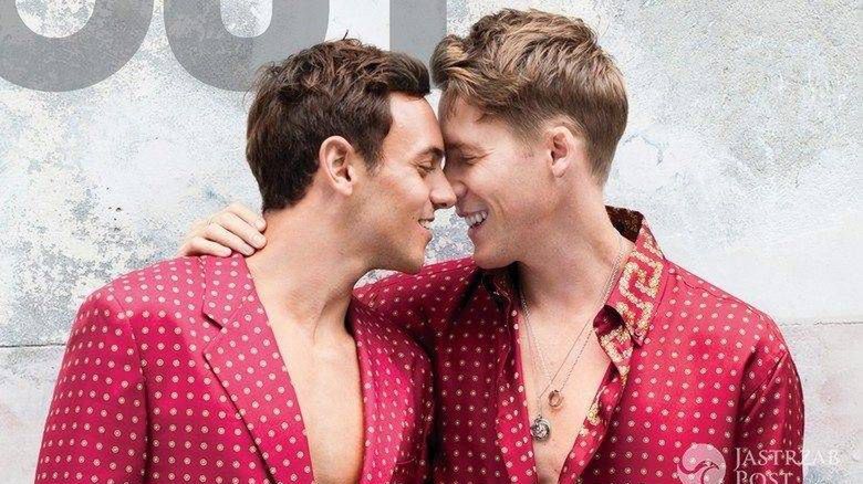 Tom Daley i Dustin Lance Black (fot. out.com)