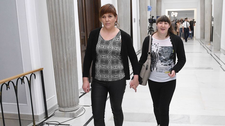 Sejm. Alicja Jochymek i jej córka Kinga