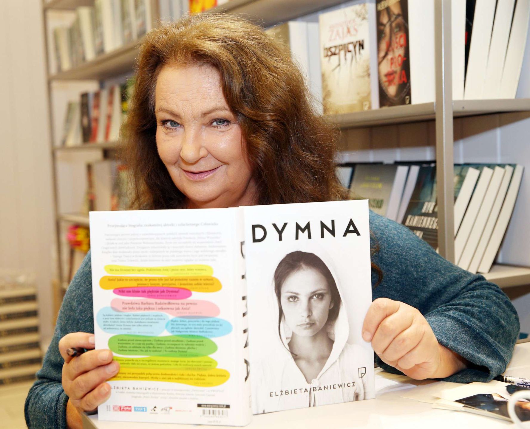 Anna Dymna - Targi książek w Krakowie