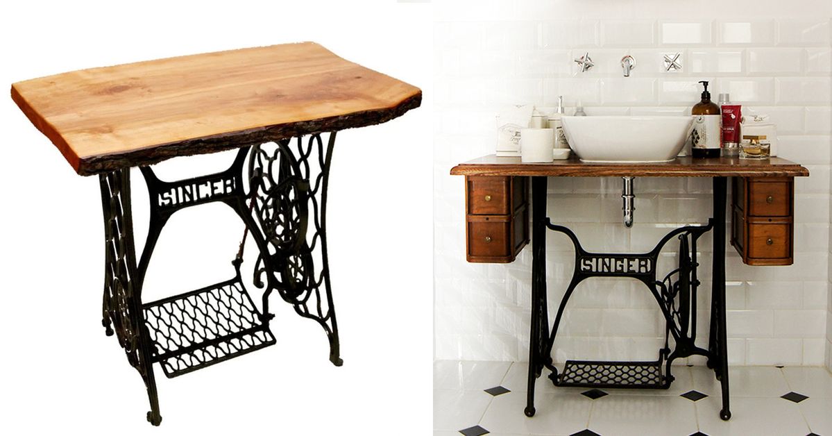 How to Convert an Old Sewing Machine? 7 Inspirations to Repurpose It