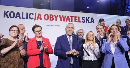 Wyniki wyborów 2019 (exit poll). Grzegorz Schetyna i Małgorzata Kidawa-Błońska o wynikach. "Nie będzie Budapesztu w Warszawie"