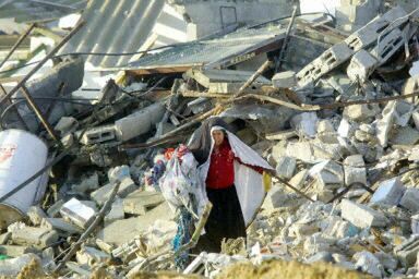 Atak na obóz w Strefie Gazy