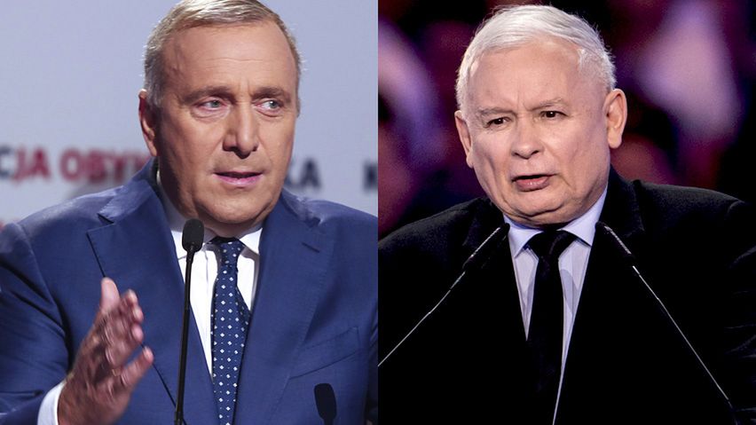 Grzegorz Schetyna i Jarosław Kaczyński - liderzy dwóch skłóconych "plemion"