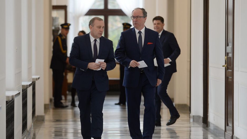 Grzegorz Schetyna i Włodzimierz Czarzasty rozmawiają o ewentualnej politycznej współpracy