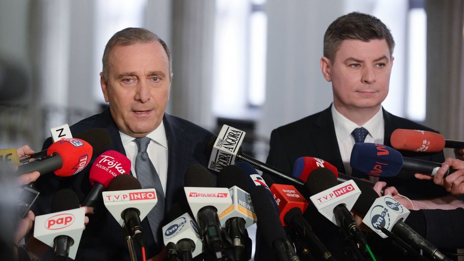 Schetynie miało się nie spodobać zachowanie Grabca w Legionowie