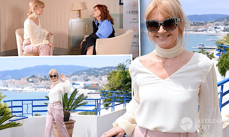 Cannes 2017: Zjawiskowa Grażyna Torbicka na spotkaniu z Susan Sarandon! Nawet na co dzień zachwyca elegancją!