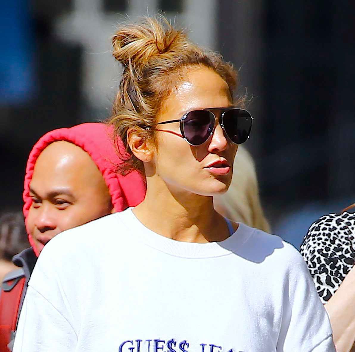 Jennifer Lopez i Lynda Lopez w drodze na siłownię