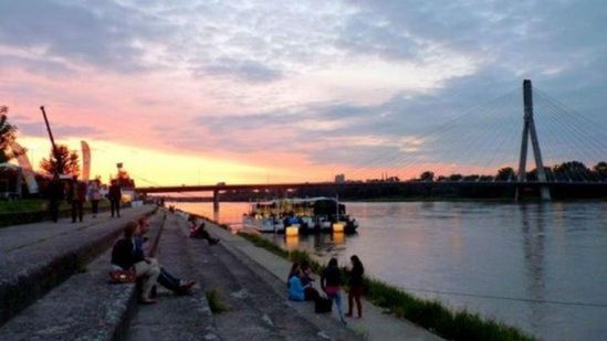 Straż Miejska przy Moście Poniatowskim
