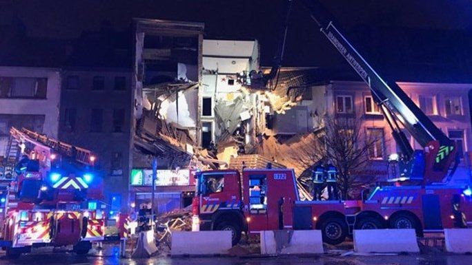 Wybuch gazu w budynku mieszkalnym w Antwerpii