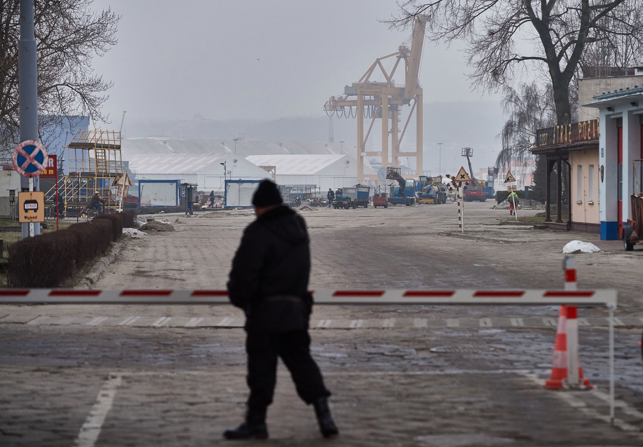 Mężczyzna nie był pracownikiem Stoczni Marynarki Wojennej