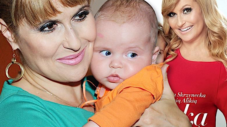 Okładki gazet Skrzyneckiej z córką