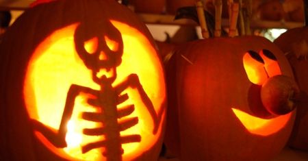 Halloween - zły Jack ląduje na talerzu