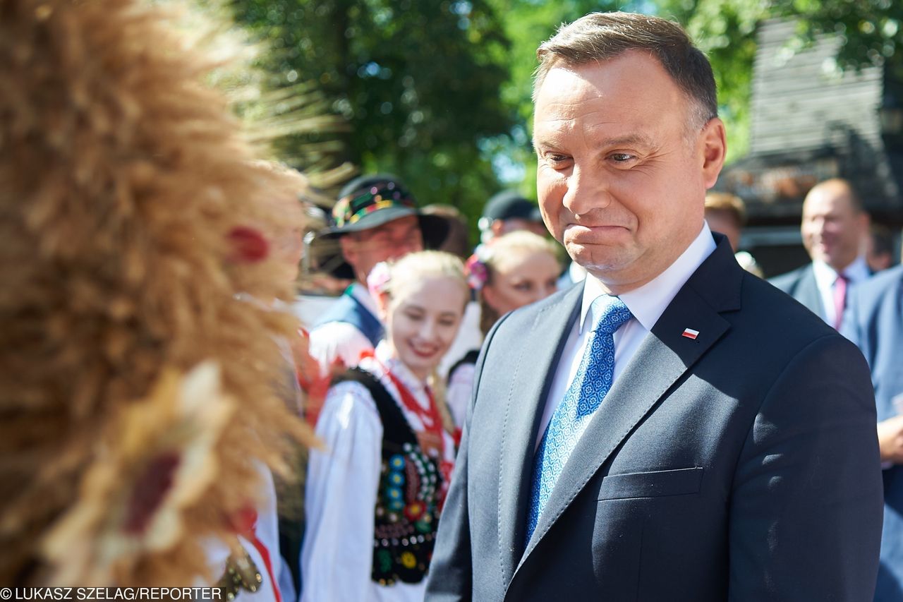 Dożynki prezydenckie w Spale. Andrzej Duda: Bóg zapłać polskim rolnikom