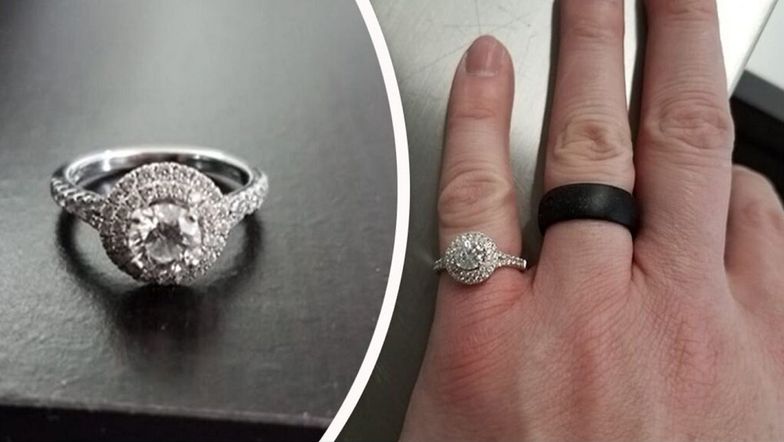 Zgubiła pierścionek zaręczynowy na nartach. Mąż odszukał go po 6 miesiącach