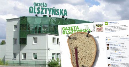 Redaktorzy ukrzyżowali chleb. Świąteczna okładka regionalnej gazety to hit sieci