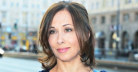 Jolanta Fraszyńska w kusej sukience. Nogi robią wrażenie