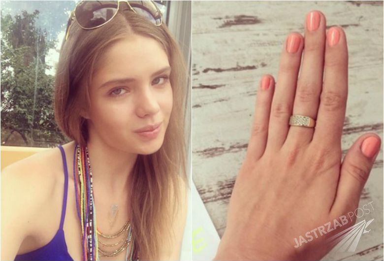 Olga Kaczyńska zaręczyła się? Modelka pokazała pierścionek...