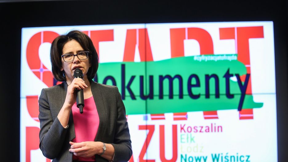Anna Streżyńska, Minister Cyfryzacji 