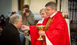 Kaczyński nie może przyjmować Komunii św. Mocne słowa wykładowcy KUL