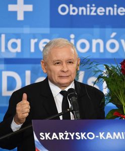 Jarosław Kaczyński zachwalał kandydata PiS w Skarżysku-Kamiennej. Przypomniał o Gomułce