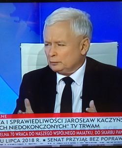 Jarosław Kaczyński w TV Trwam. Wywiad transmitowała TVP Info