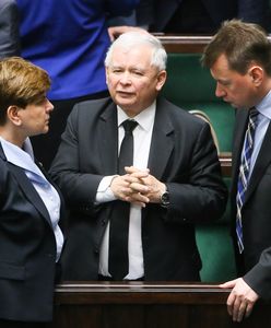 Kaczyński nie pojawił się na konwencji Polski Razem. Wysłał Błaszczaka z listem