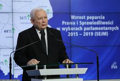 Konferencja Jarosława Kaczyńskiego po wyborach 2019. "Myśleliśmy, że są jakieś limity"