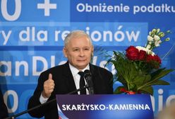 Jarosław Kaczyński zachwalał kandydata PiS w Skarżysku-Kamiennej. Przypomniał o Gomułce
