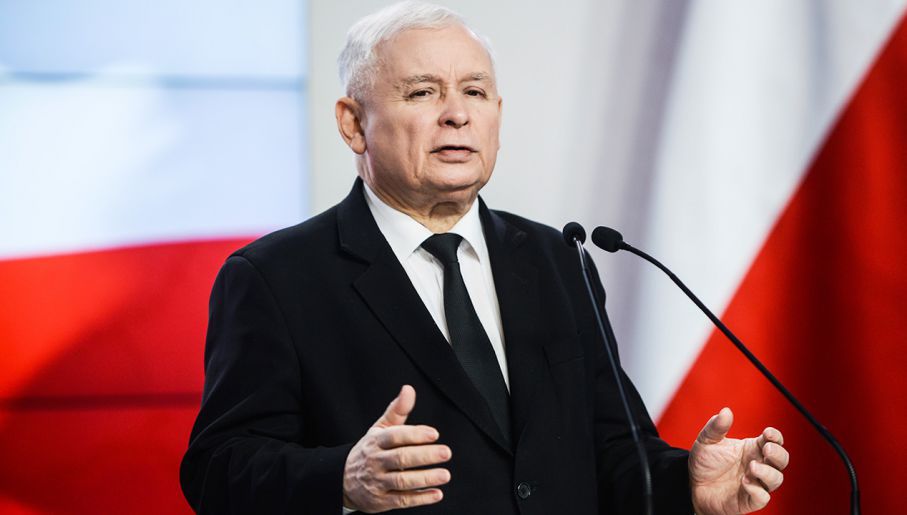 Jarosław Kaczyński, prezes PiS. 