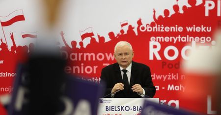 Wybory parlamentarne 2019. Jarosław Kaczyński w Bielsku-Białej. Uderzył w Konfederację