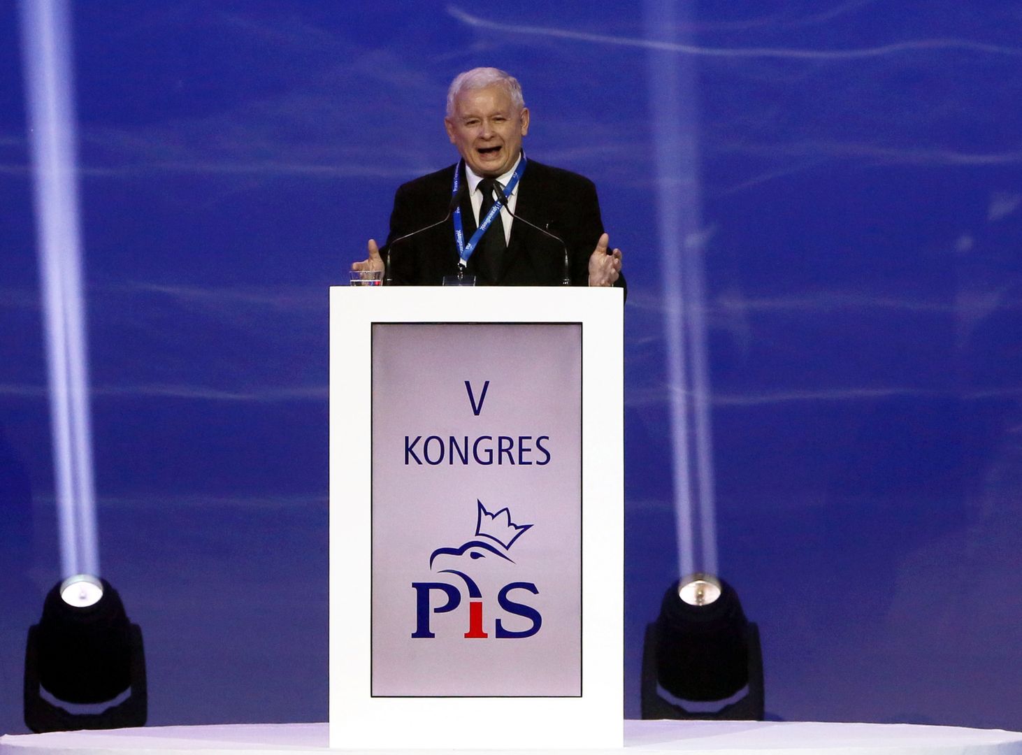Kongres PiS w Warszawie. Jarosław Kaczyński znowu prezesem