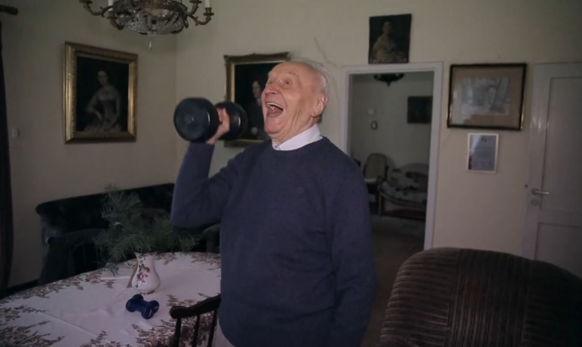 Ma 95 lat, a wigoru może mu pozazdrościć niejeden nastolatek