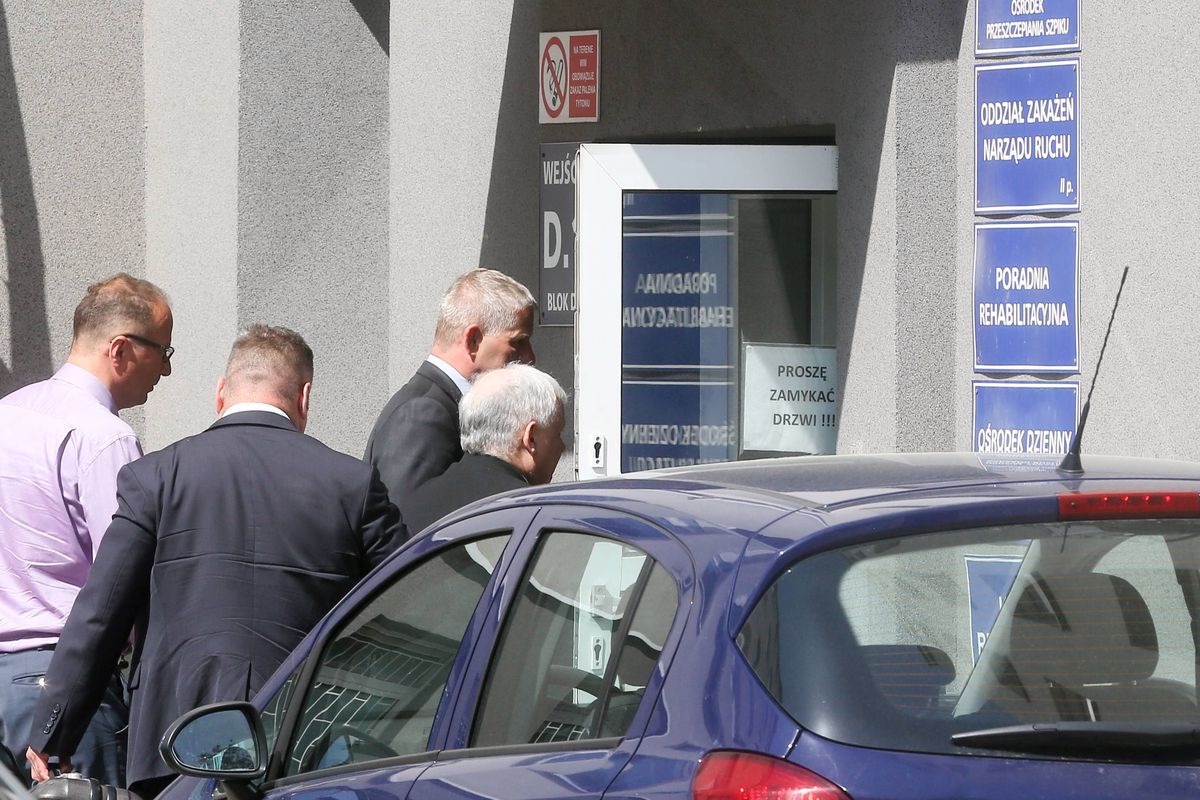 Jarosław Kaczyński w szpitalu. Wizyta w Garwolinie odwołana