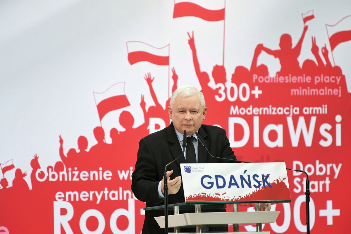 Gdańsk. Jarosław Kaczyński mobilizuje kandydatów. "Tu nie będzie łatwo"