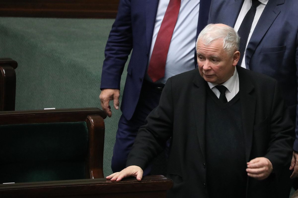 Jarosław Kaczyński do działaczy PiS. Ostrzega przed przeciwnikami "dobrej zmiany"