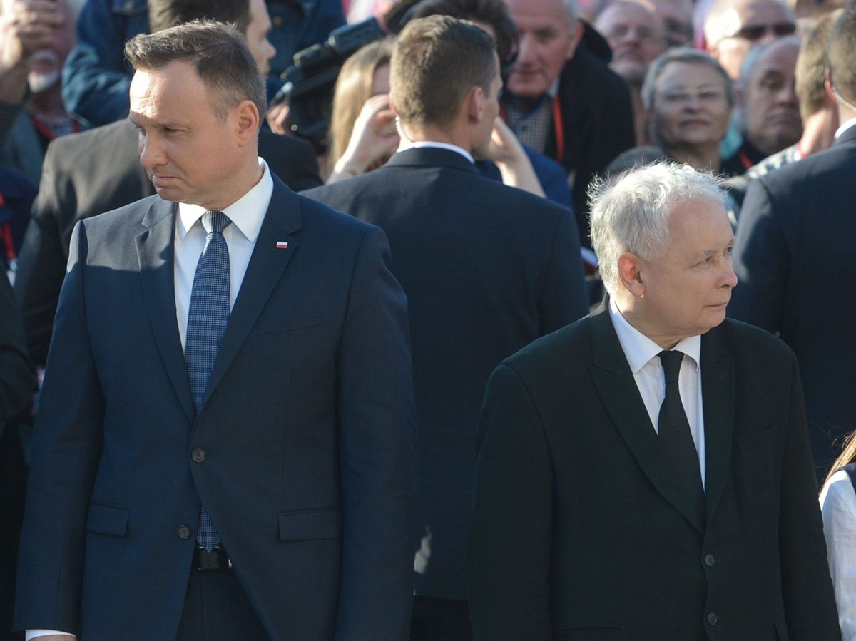 Kto wygrywa na sporze Duda-Kaczyński? Sondaż