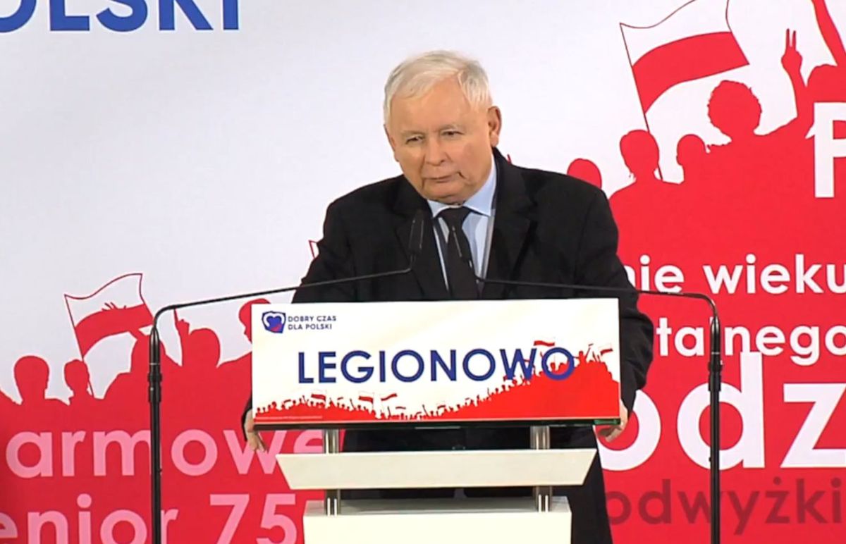 Wybory parlamentarne 2019. Jarosław Kaczyński: Nasi konkurenci łżą!
