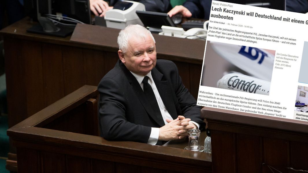 Niemiecka gazeta pomyliła szefa PiS ze śp. prezydentem Lechem Kaczyńskim.