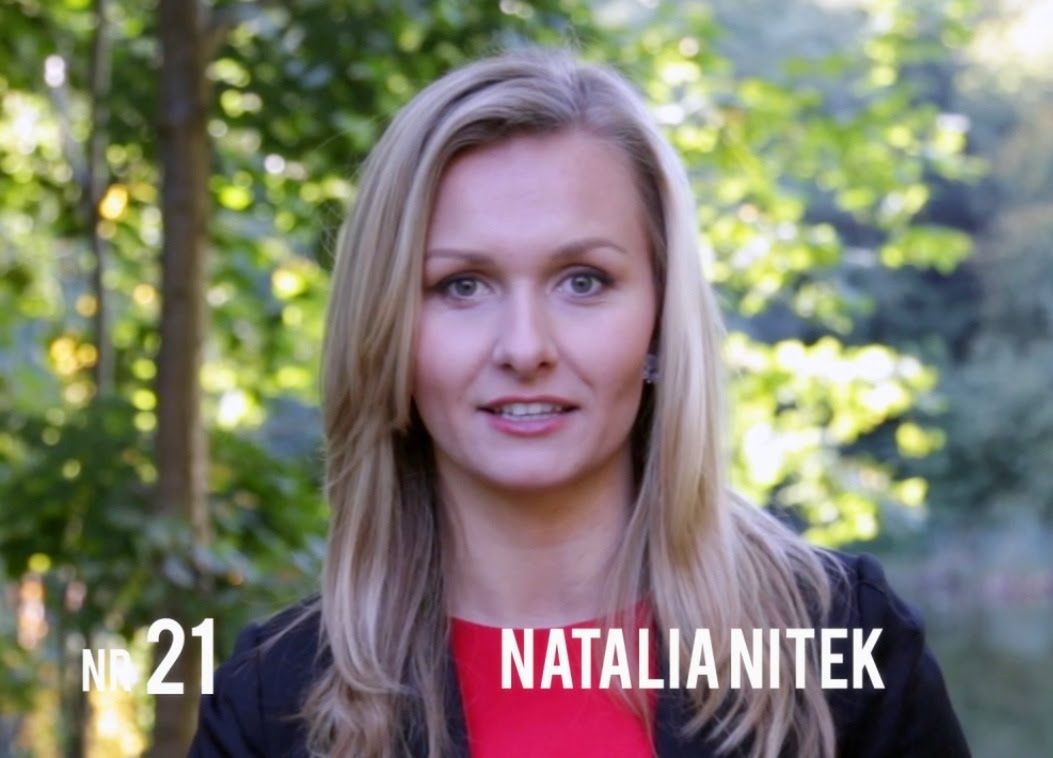 Nawet atrakcyjna Natalia Nitek nie pomogła wygrać wyborów Kacprowi Płażyńskiemu