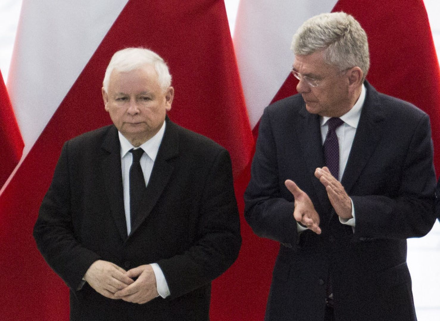 Jarosław Kaczyński ma nadzieję na odzyskanie większości w Senacie, a Stanisław Karczewski - utrzymanie się w fotelu marszałka.
