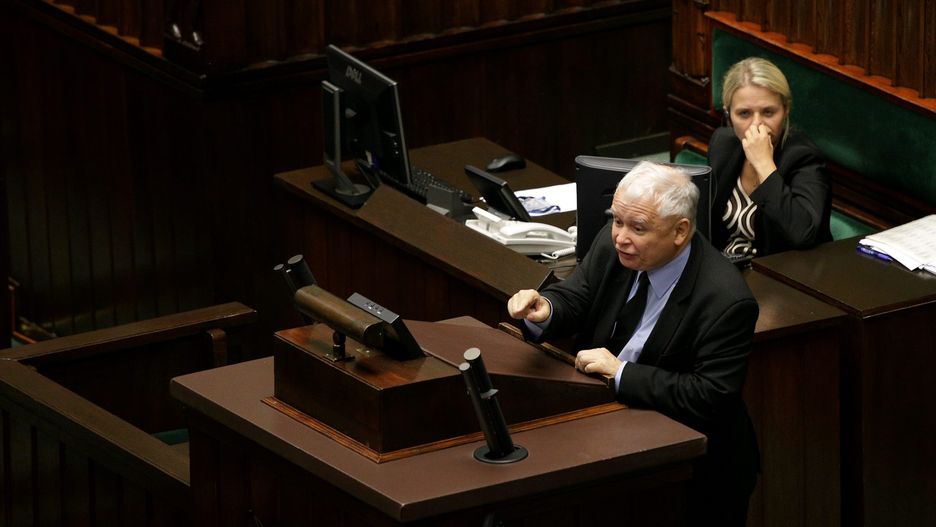 Kaczyński oskarżał opozycję o zamordowanie brata