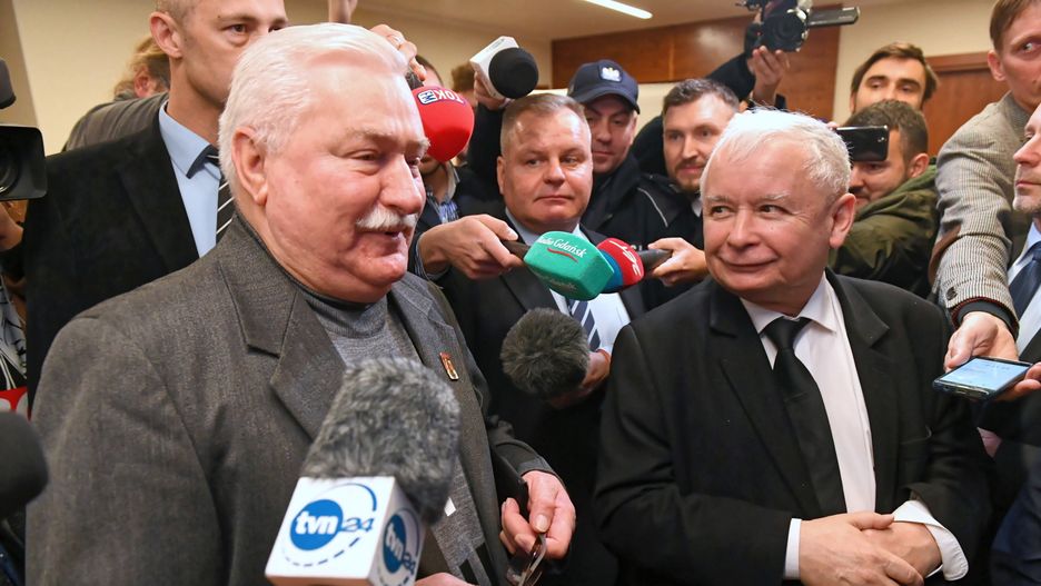 Lech Wałęsa i Jarosław Kaczyński nie szczędzili sobie złośliwości